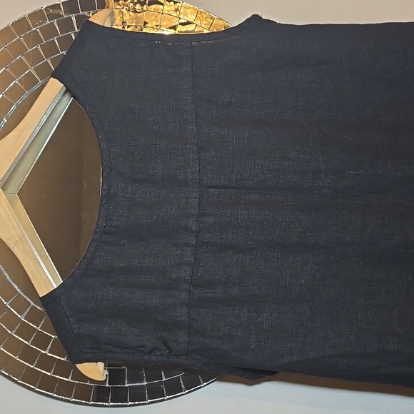 Flax Artistic Linen Tunic Sleeveless V-Neck Tank NWOT - Picture 6 of 10